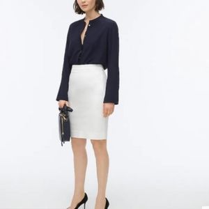 J.CREW No. 2 Pencil Skirt in Double-serge Cotton